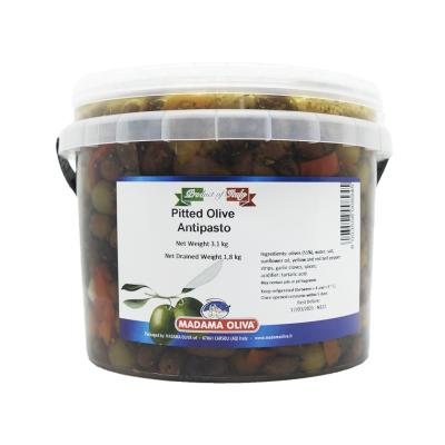 Madama Oliva Mix Pitted Olives in Brine 3.1kg