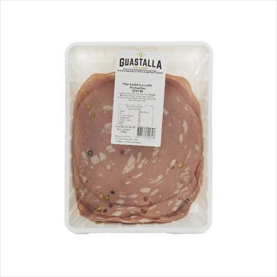 Guastalla Sliced  Mortadella w/Pistachio 500g