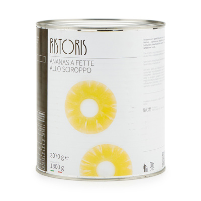 Ristoris Sliced Pineapple in Syrup Tin 565g