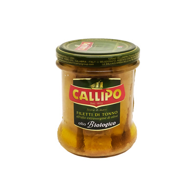 Callipo Tuna Fillet Org. EVO Oil Jar 170g x 12