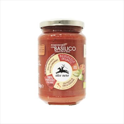 Alce Nero Org. Tomato Sauce with Basil 350g x 12