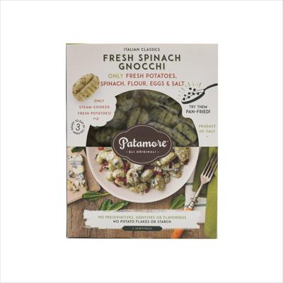 Patamore Striped Gnocchi w/Spinach 400g x 8