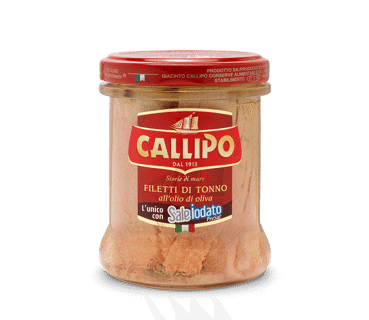 Callipo Tuna Fillets in Olive Oil Jar 170g x 12